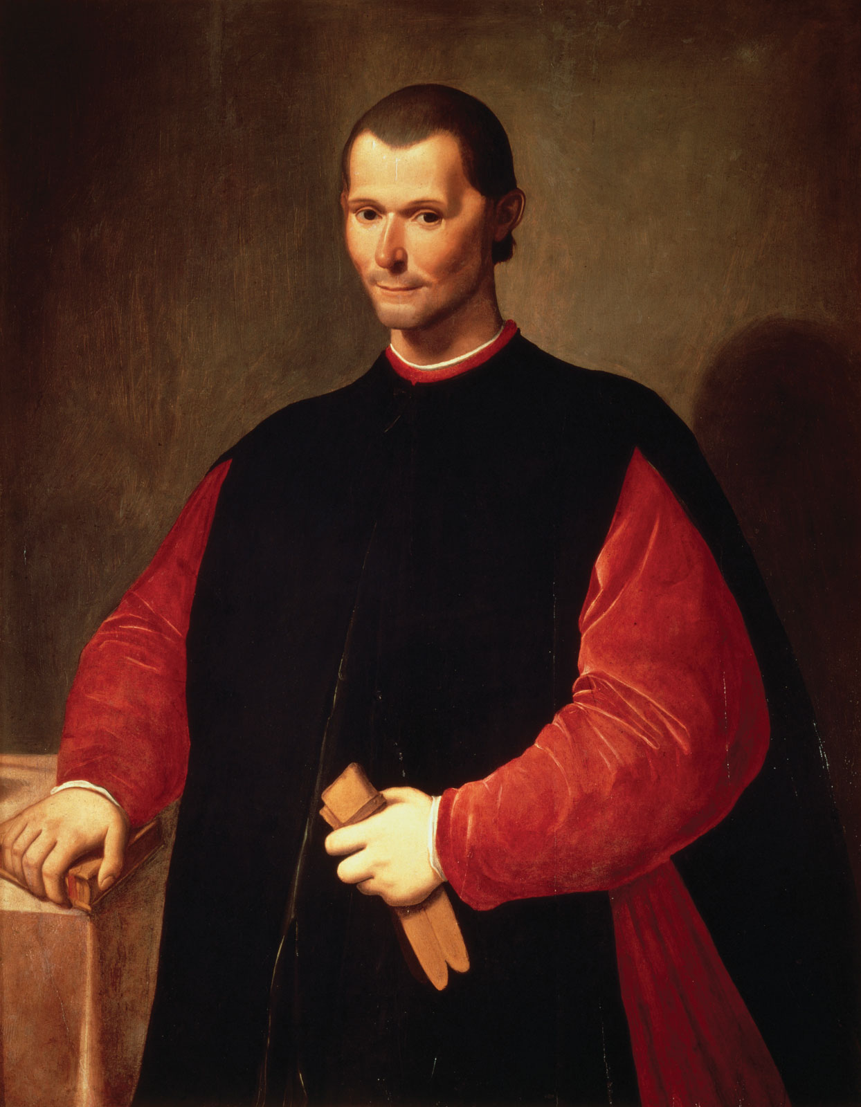 Posthumous portrait of Niccolò Machiavelli by Santi di Tito